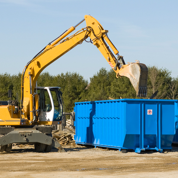 how many times can i have a residential dumpster rental emptied in Keystone NE